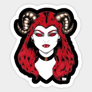 Demon Girl Sticker